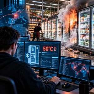 Hackers remotely set fire to refrigerators in french supermarkets